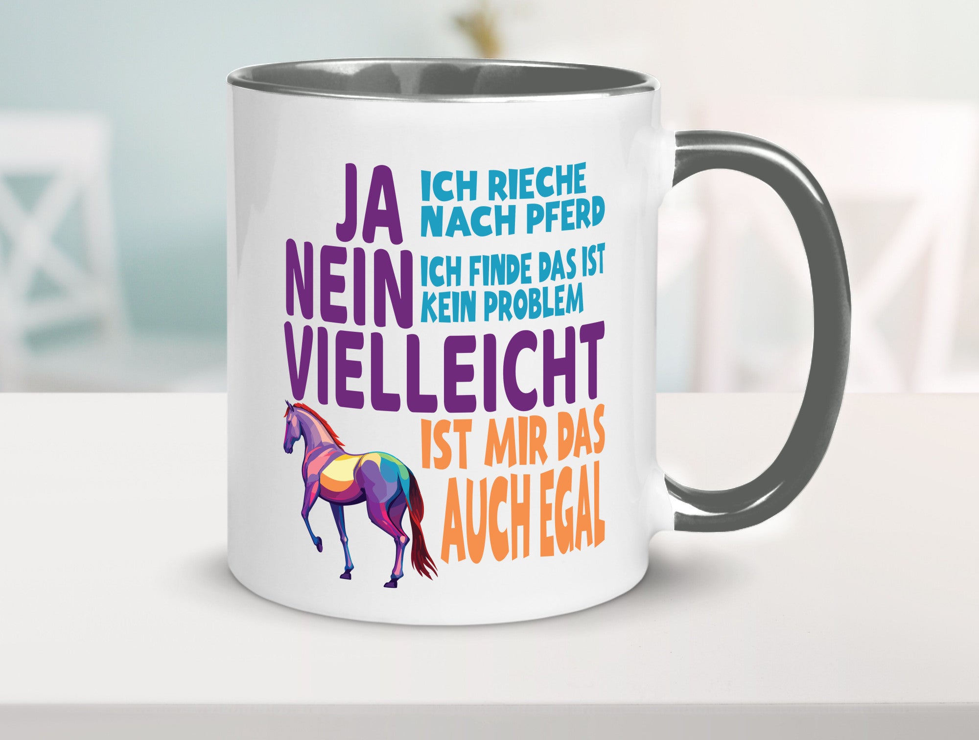 Ja ich Rieche nach Pferd | Reiten Pferdestall lustiger Spruch Geschenk Humor