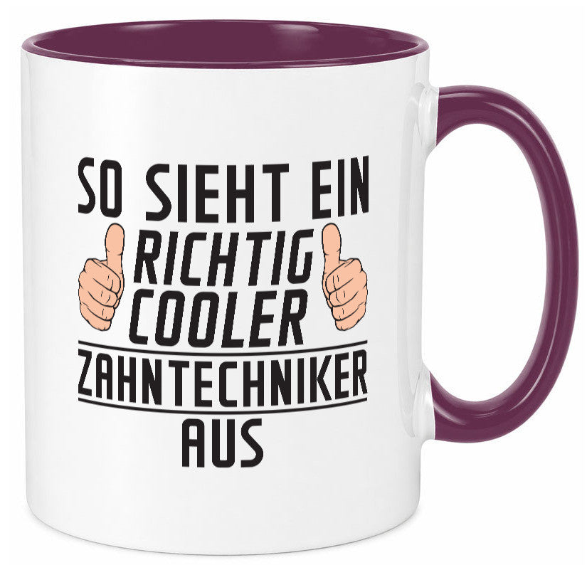 Richtig Cooler Zahntechniker | Zahnmedizin Geschenkidee Humor Tasse