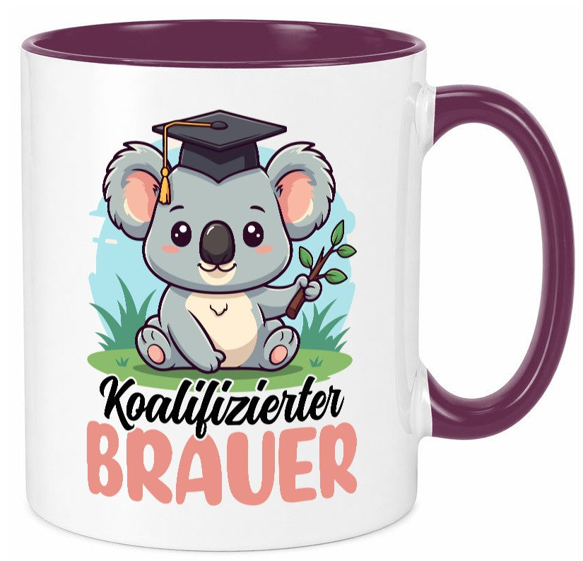 Koalifizierter Brauer | Bier Brauerei lustig Humor Geschenkidee Geschenk Tasse