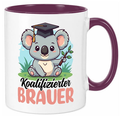Koalifizierter Brauer | Bier Brauerei lustig Humor Geschenkidee Geschenk Tasse