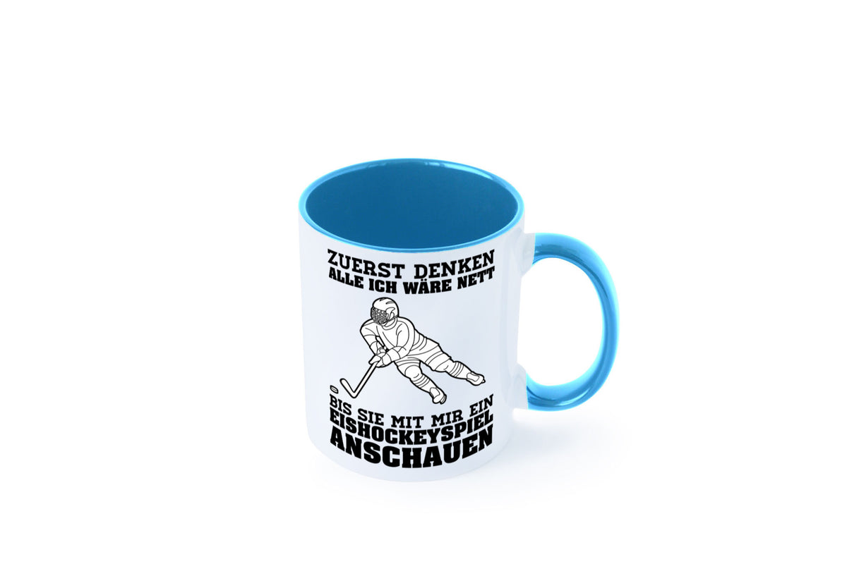 Eishockeyspiel | Eishockeyfan Tasse Eishockeyspieler Humor Geschenkidee