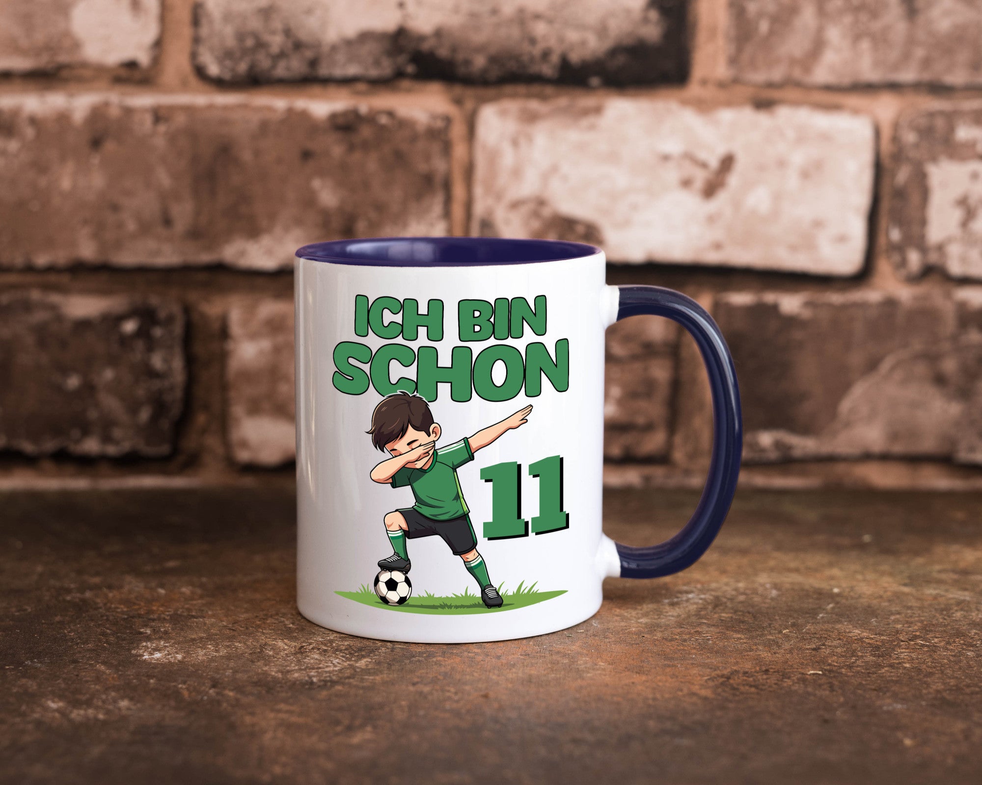 11. Geburtstag | 11 Jahre Fußballer Geschenkidee Humor Tasse