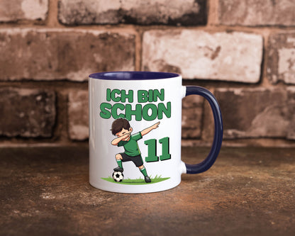 11. Geburtstag | 11 Jahre Fußballer Geschenkidee Humor Tasse