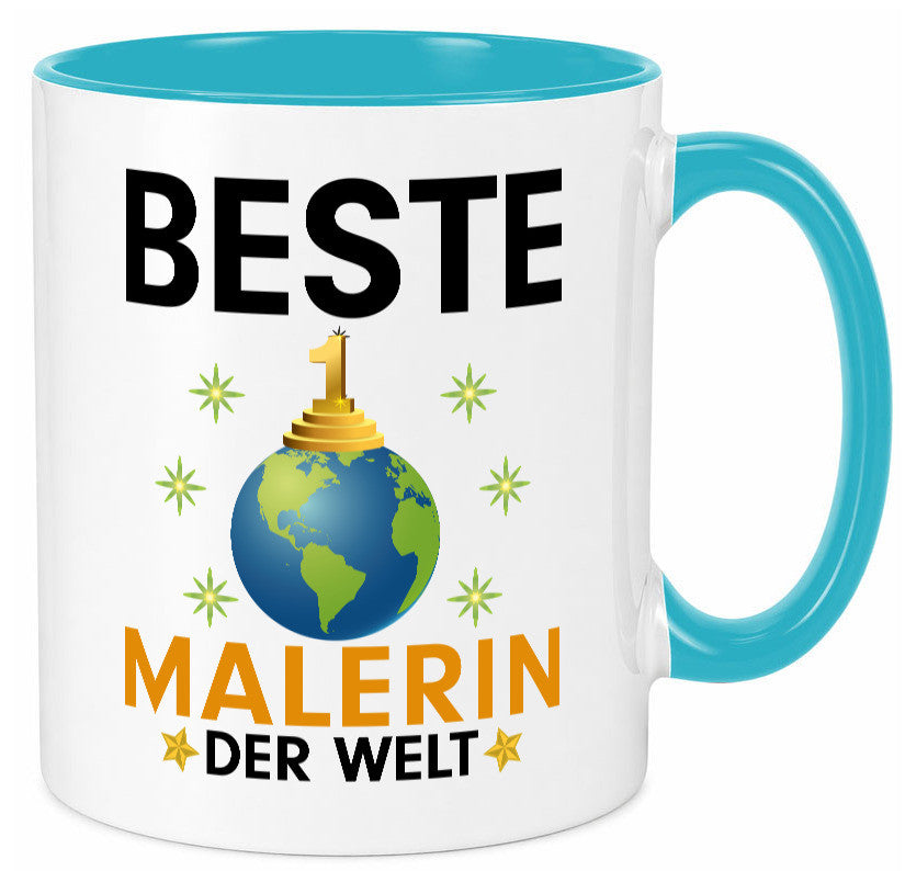 Welt Bester Malerin | Malerinnen Geschenk Humor Geschenkidee lustiger Spruch