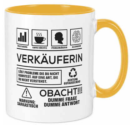 Achtung Probleme Verkäuferin| Kollegin | Verkaufsjob lustig Arbeit Kollegen