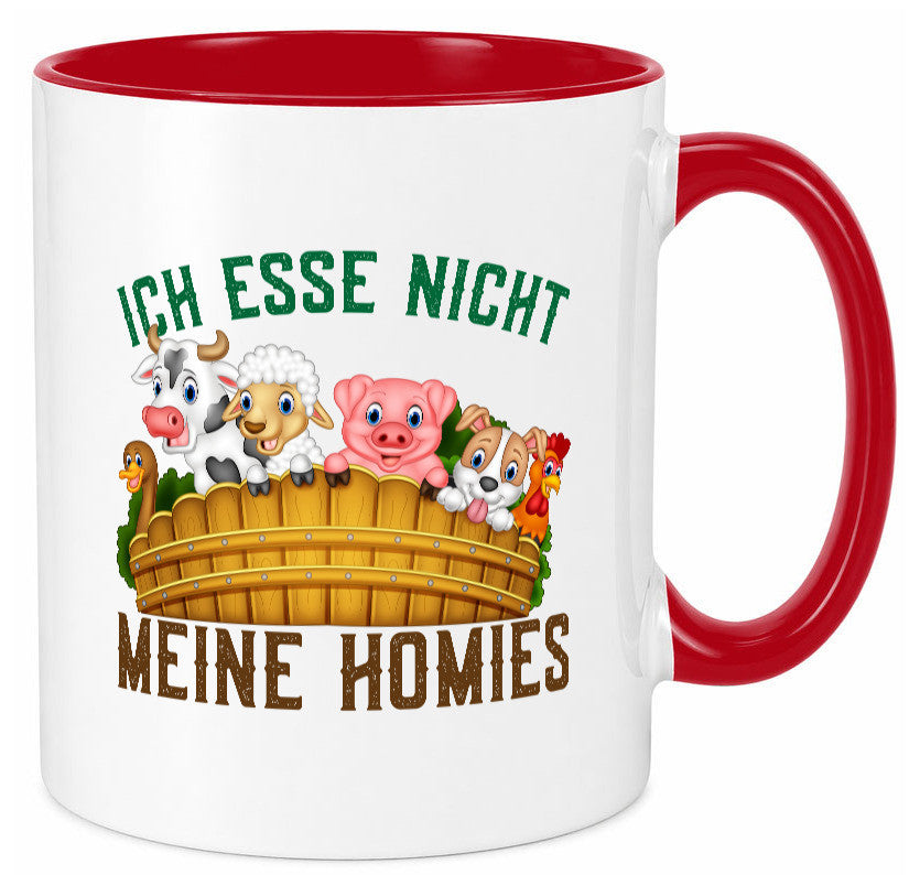 Ich esse nicht meine Homies | Farmer Landwirt lustiger Spruch Geschenk Humor Tasse