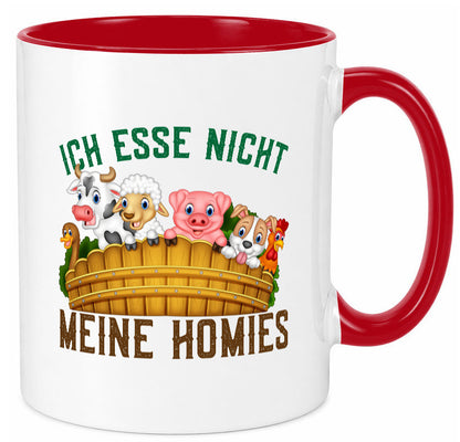 Ich esse nicht meine Homies | Farmer Landwirt lustiger Spruch Geschenk Humor Tasse