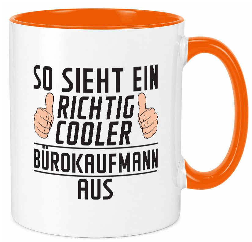 Richtig Cooler Bürokaufmann | Kaufmann Geschenkidee Arbeit Kollegen Büro Humor Tasse