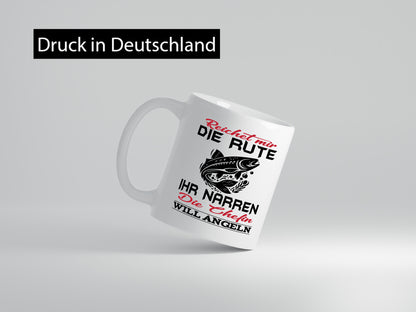 Reichet mir die Rute Chefin will Angeln | lustiger Spruch Geschenk Arbeit