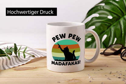 Pew Madafakas! lustiger Spruch Geschenk Humor Geschenkidee Tasse