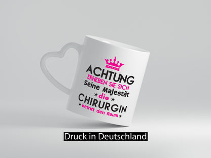 Seine Majestät Chirurgin | Chirurgie Krankenhaus lustiger Spruch Geschenk Humor