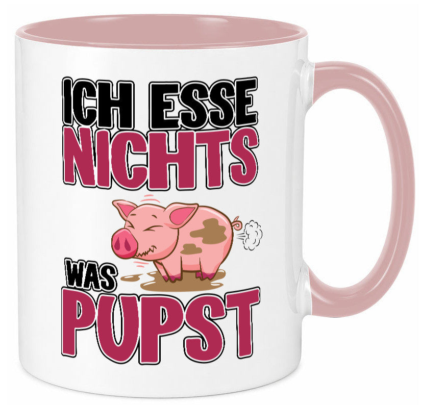 Ich esse nicht was Pupst lustiger Spruch Geschenk Humor Geschenkidee Tasse