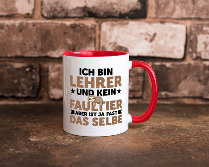 Ich bin kein Faultier: Lehrer | Schule Beruf Schüler Humor Arbeit Kollegen Büro