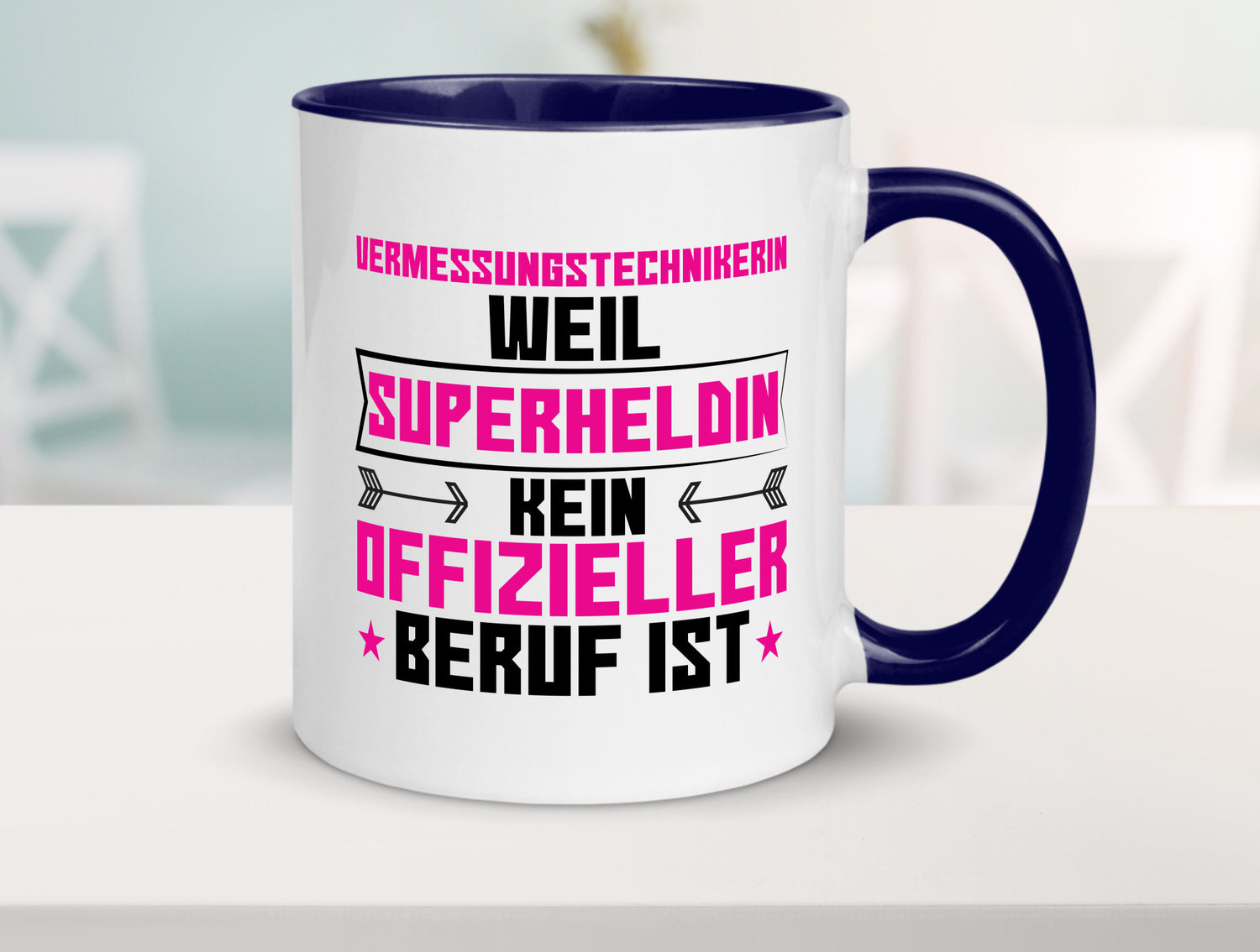 Superheldin Vermessungstechnikerin | Techniker Humor Geschenkidee Tasse