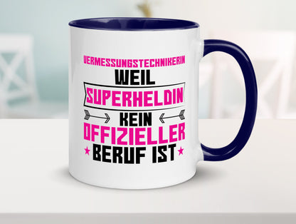 Superheldin Vermessungstechnikerin | Techniker Humor Geschenkidee Tasse