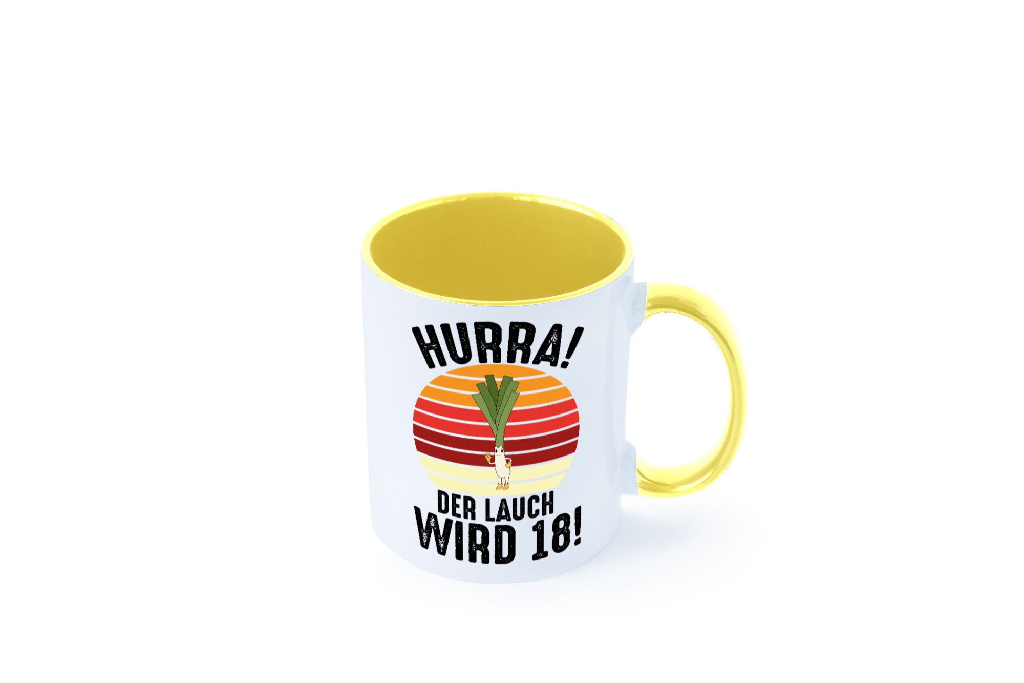 Hurra der lauch wird 18 | 18. Geburtstag Ehrentag lustiger Spruch Geschenk