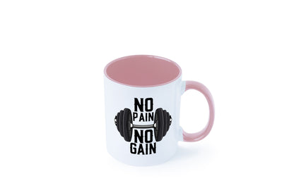 No Pain Gain | Training Motivation Fitness Pumpen lustig Humor Geschenkidee