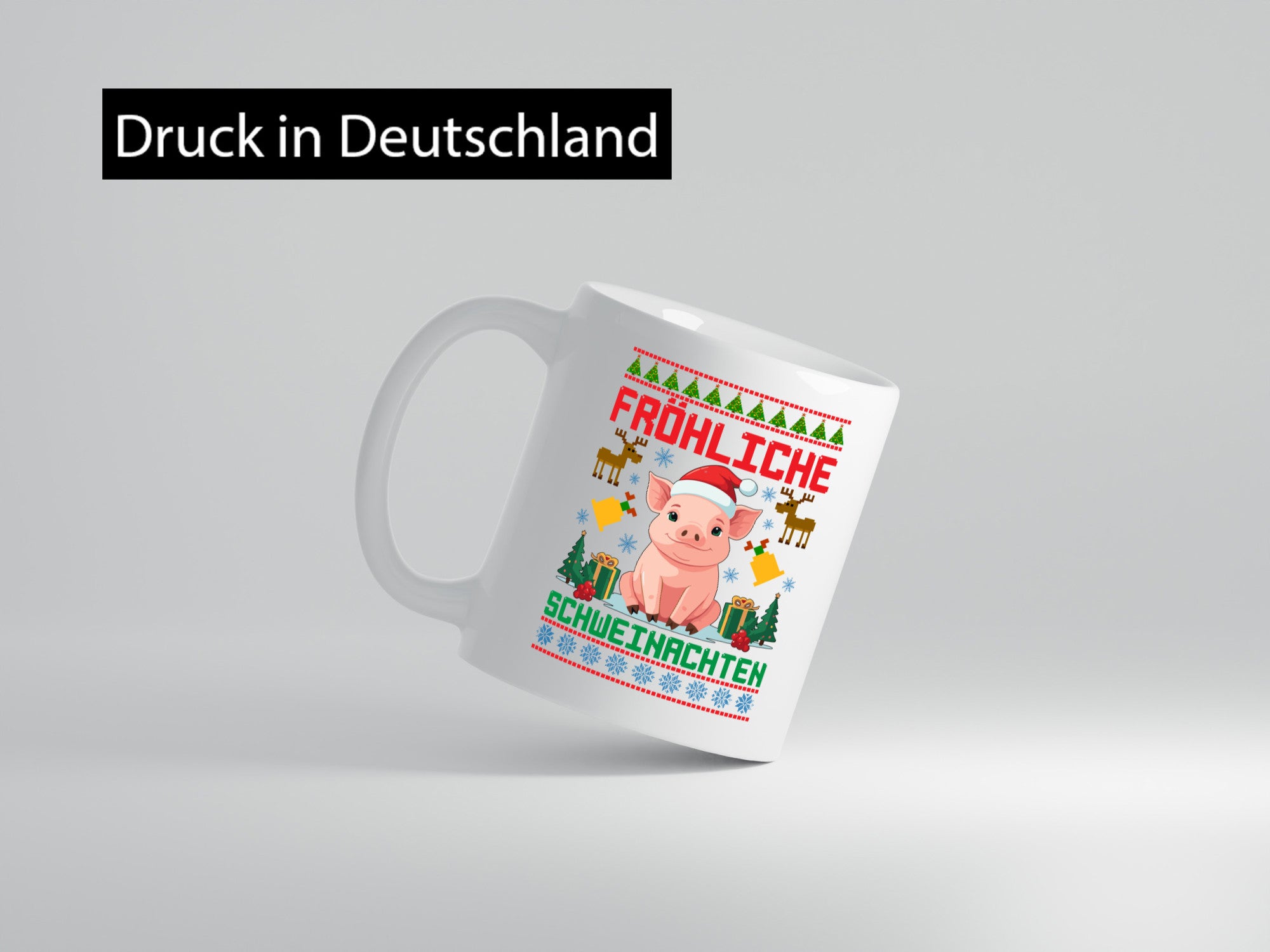 Fröhliche Schweinachten | Ugly Christmas Schwein Humor Geschenkidee Tasse