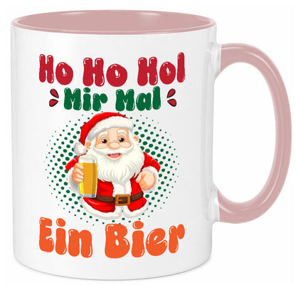 Ho mir mal ein Bier | Ugly Christmas Trinken v2 Geschenkidee Humor Tasse