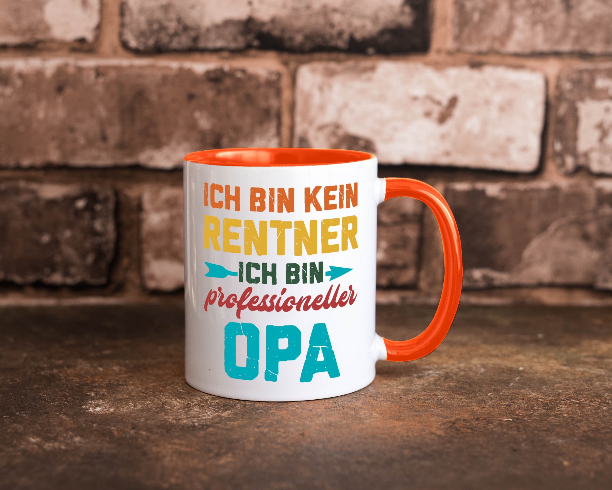Ich bin Professioneller Opa | Rentner Großvater Geschenkidee Familie Humor Tasse
