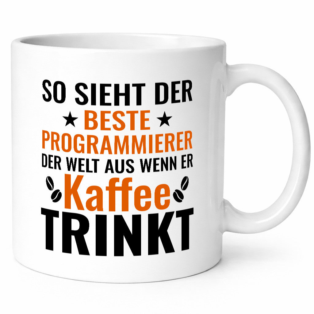 Kaffee trinkt: Programmierer | Software Entwickler Geschenkidee Humor Tasse