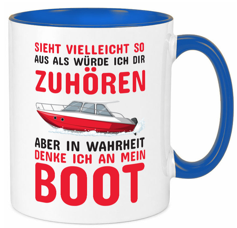 Bootbesitzer | Kapitän Tasse mein Boot lustig Humor Geschenkidee Geschenk