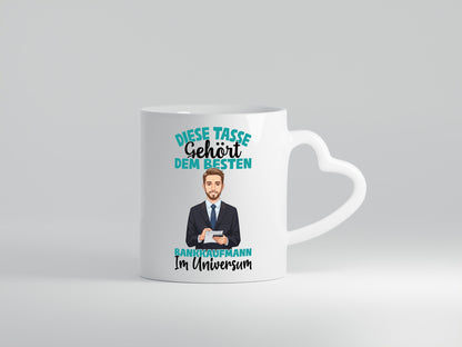 Im Universum: Bankkaufmann | Kaufmann Bank Kaufleute Geschenkidee Humor Tasse