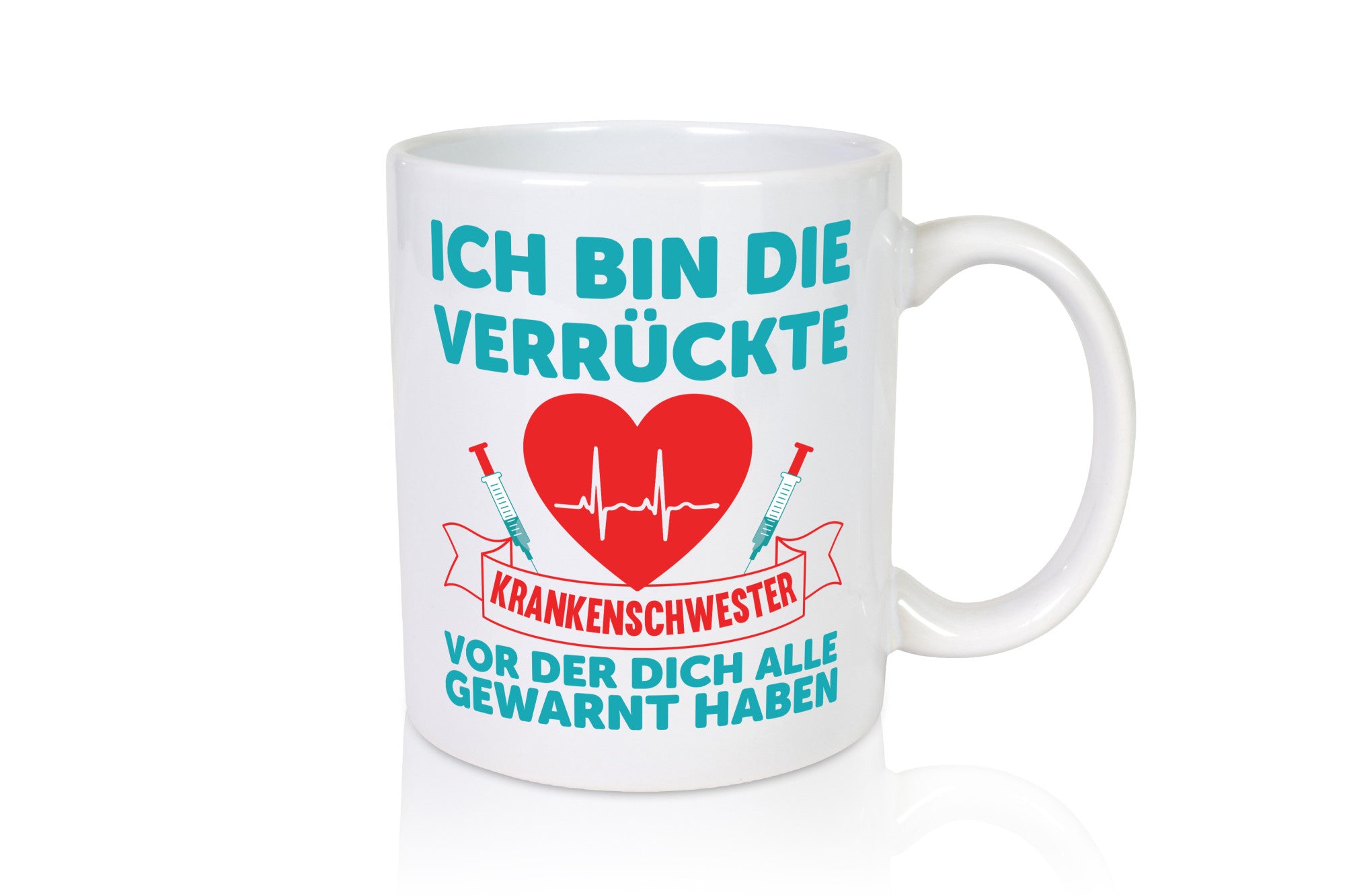 Verrückte Krankenschwester | Krankenhaus nurse Humor Geschenkidee Tasse