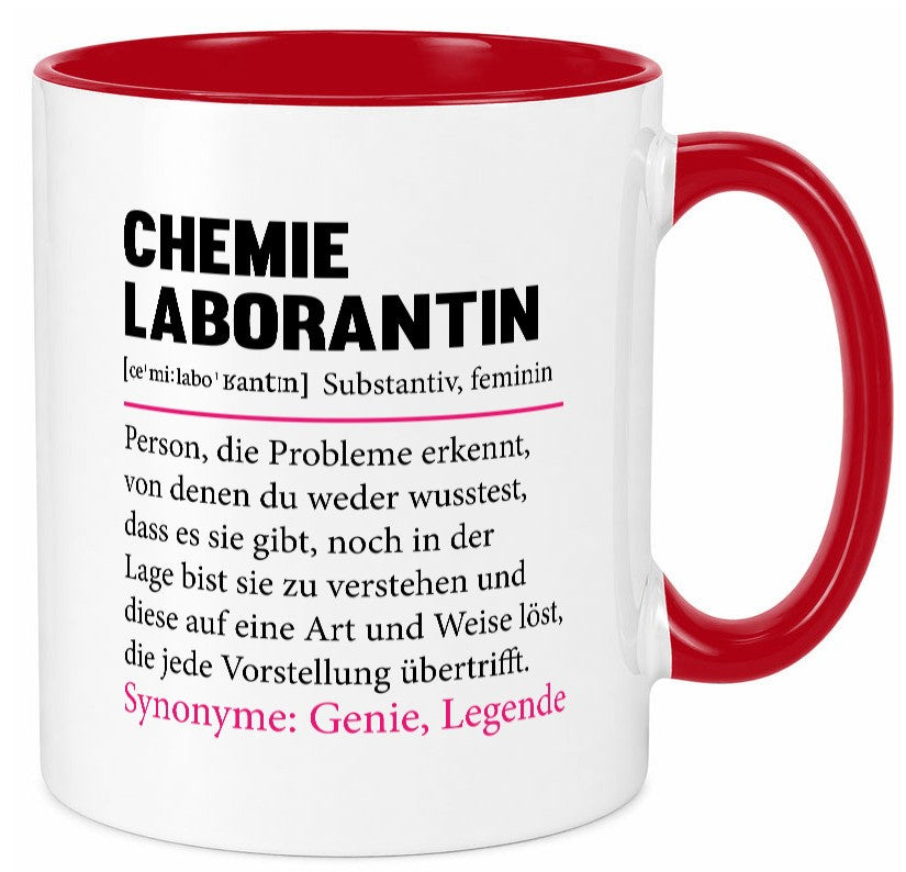 Chemielaborantin | lustig Laborantin Chemie Humor Geschenkidee Geschenk Tasse