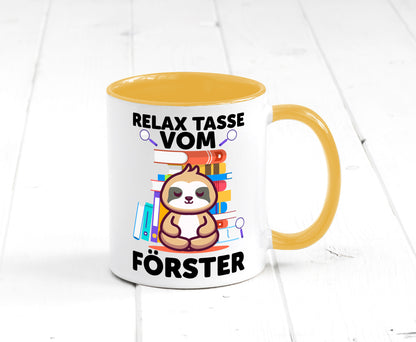 Relax Tasse: Förster | Forst Arbeit Geschenk Kollegen Büro lustiger Spruch Tasse
