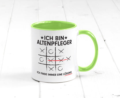 Lösung finden: Altenpfleger | Pflegepersonal v2 lustiger Spruch Geschenk Humor