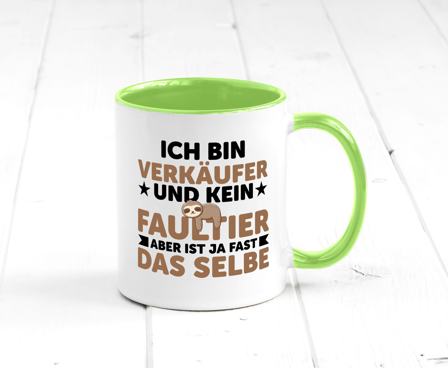 Ich bin kein Faultier: Verkäufer | Kollege Verkaufsjob v2 lustig Arbeit