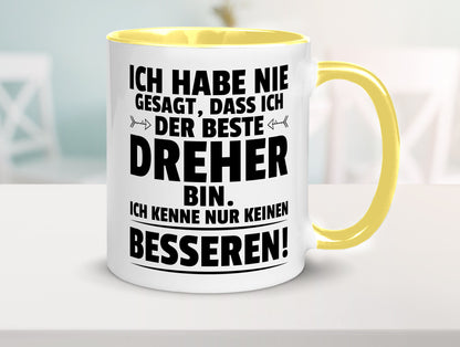 Der Beste Dreher | Fräser lustiger Spruch Geschenk Humor Geschenkidee Tasse