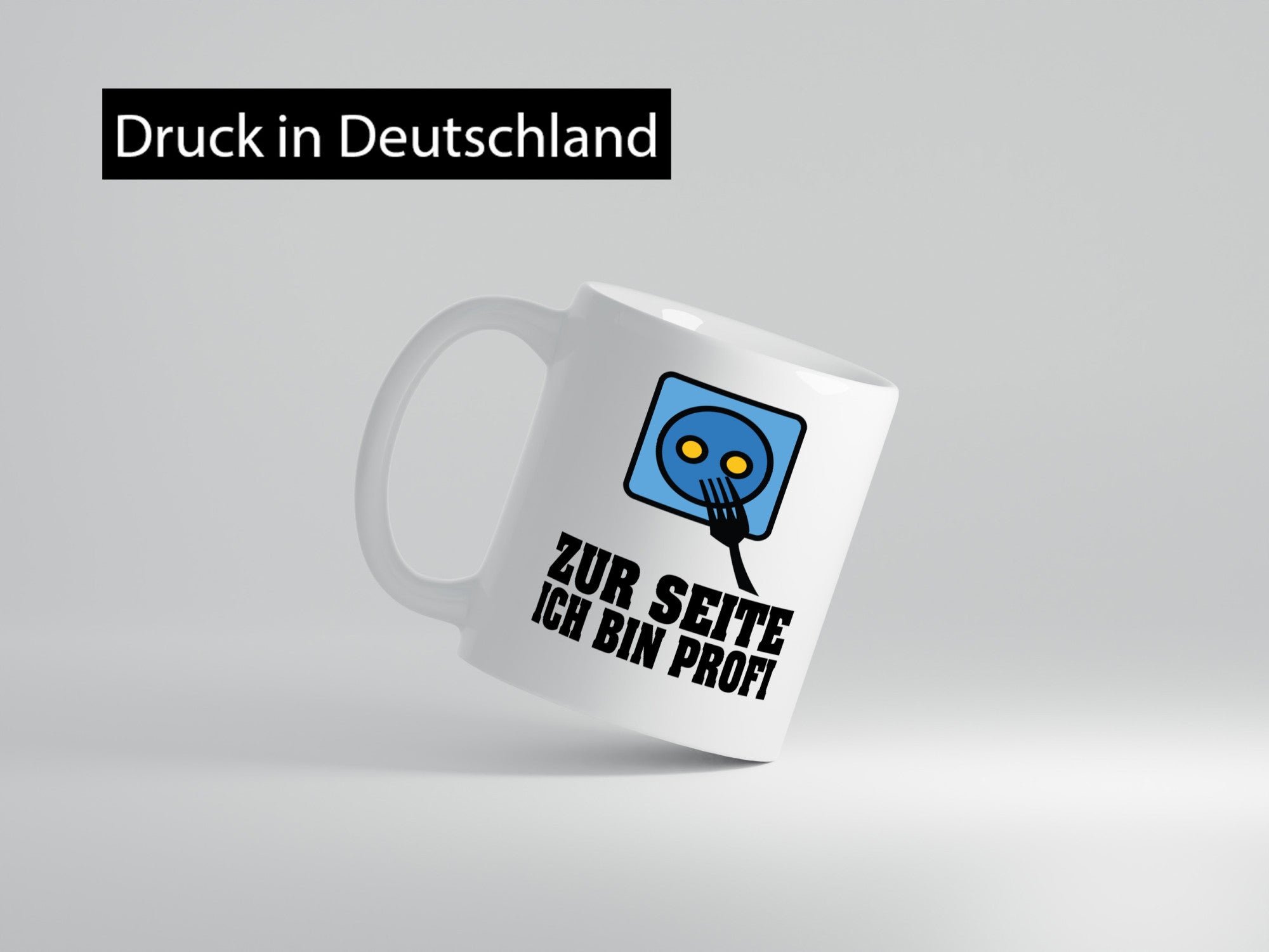 Zur Seite ich bin Profi lustiger Spruch Geschenk Humor Geschenkidee Tasse