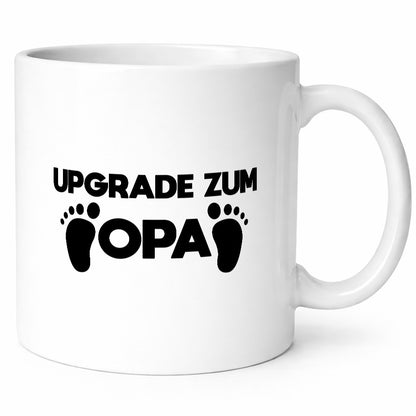 Upgrade zum Opa | Füße Geschenkidee Familie Humor Tasse