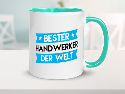 Bester Handwerker |Handwerk lustig Humor Geschenkidee Geschenk Tasse