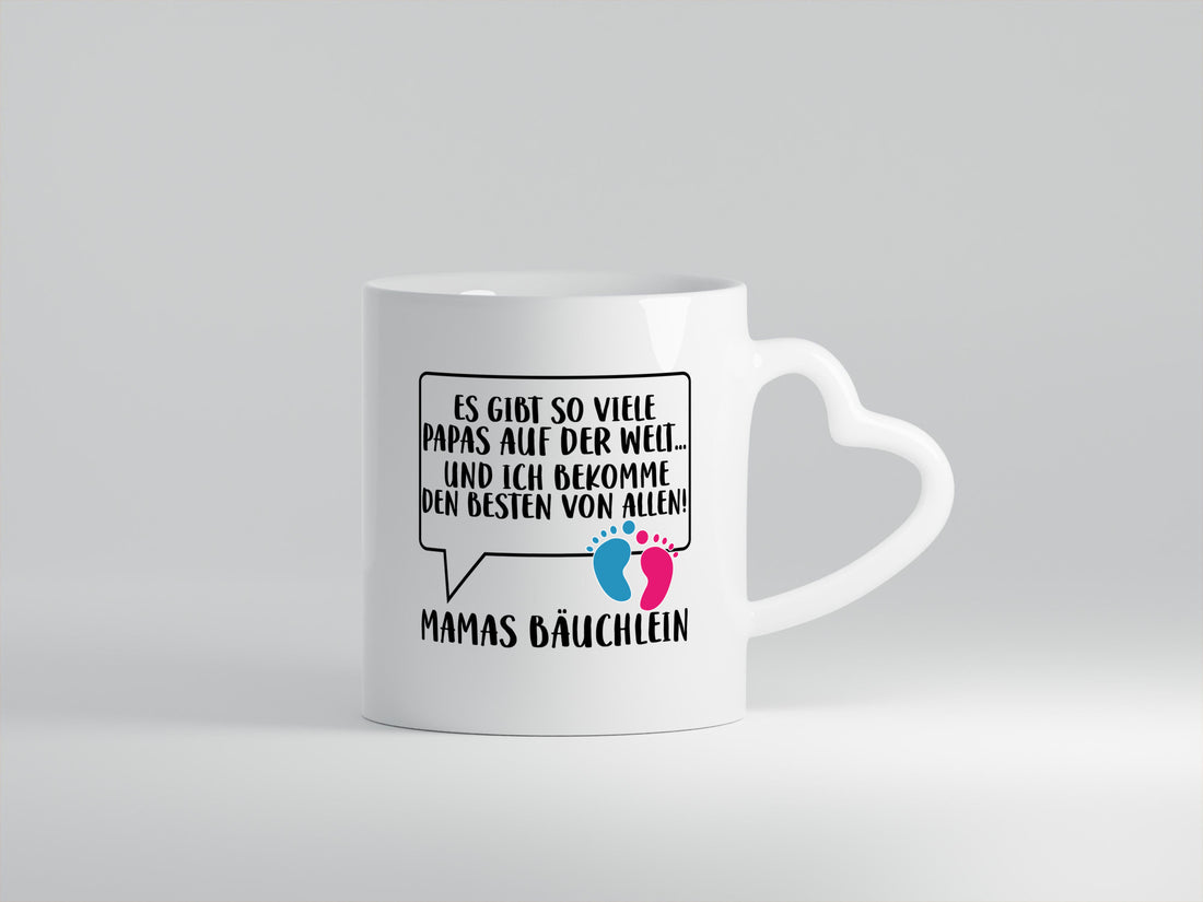 Mamas Bäuchlein | Vaterschaft Tasse werdender Papa lustig Familie Geschenkidee