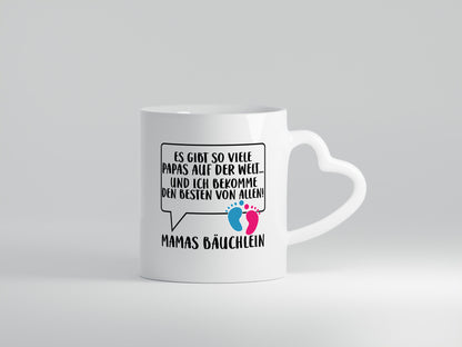 Mamas Bäuchlein | Vaterschaft Tasse werdender Papa lustig Familie Geschenkidee