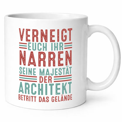 Verneigt euch: Architekt | Architektur Büro v2 lustig Arbeit Kollegen Geschenk