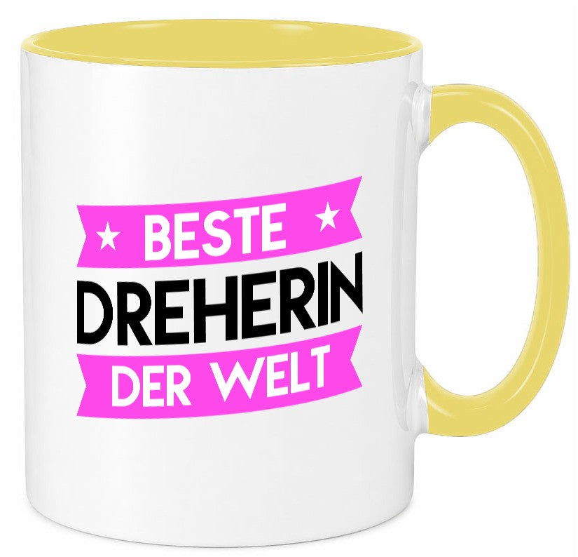 Beste Dreherin | Fräser Dreher lustiger Spruch Geschenk Humor Geschenkidee Tasse