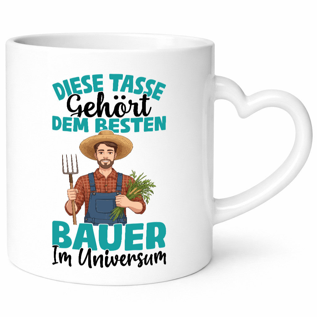 Im Universum: Bauer | Bauernhof Landwirtschaft lustiger Spruch Geschenk Humor