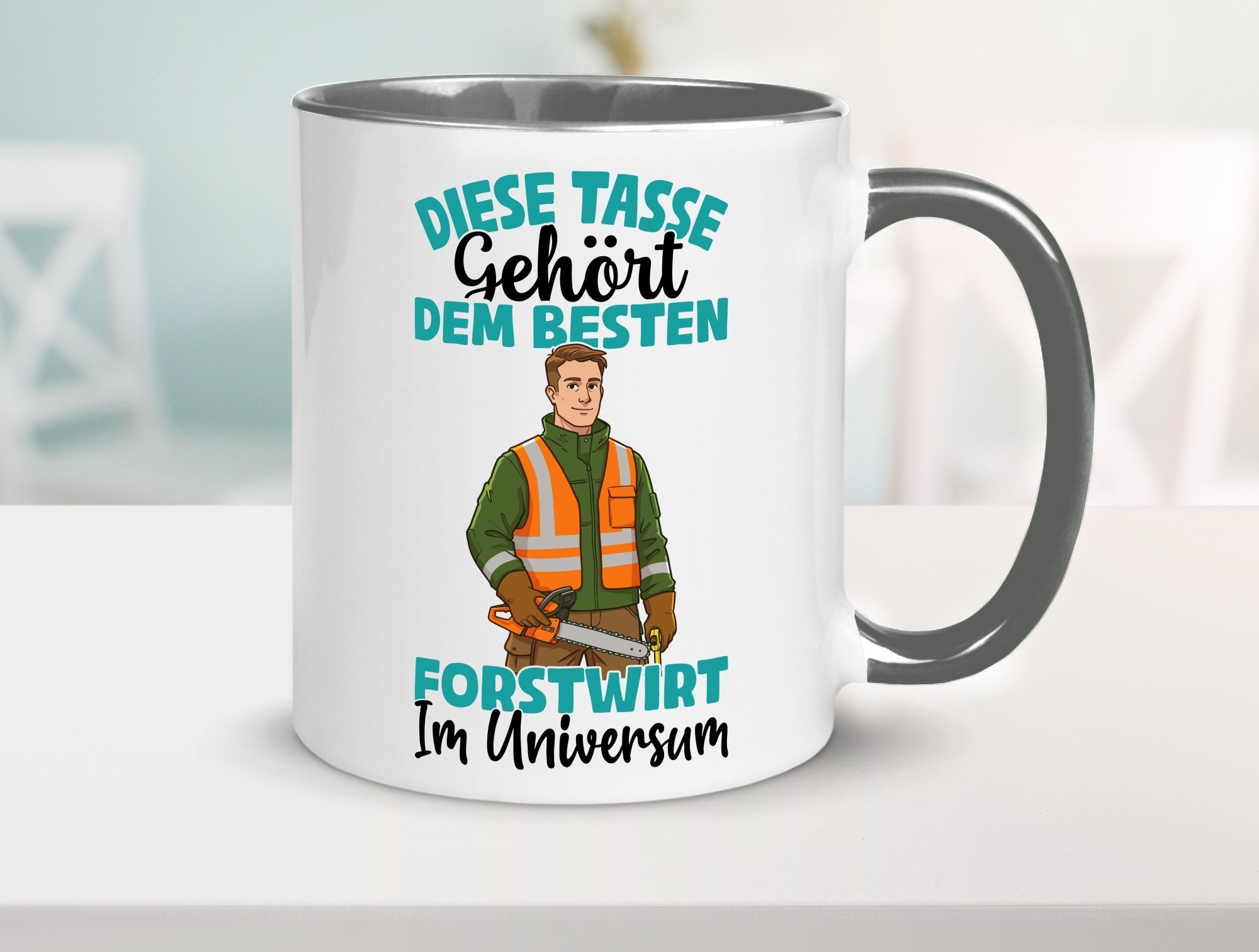 Im Universum: Forstwirt | Waldarbeiter lustig Arbeit Kollegen Büro Geschenk
