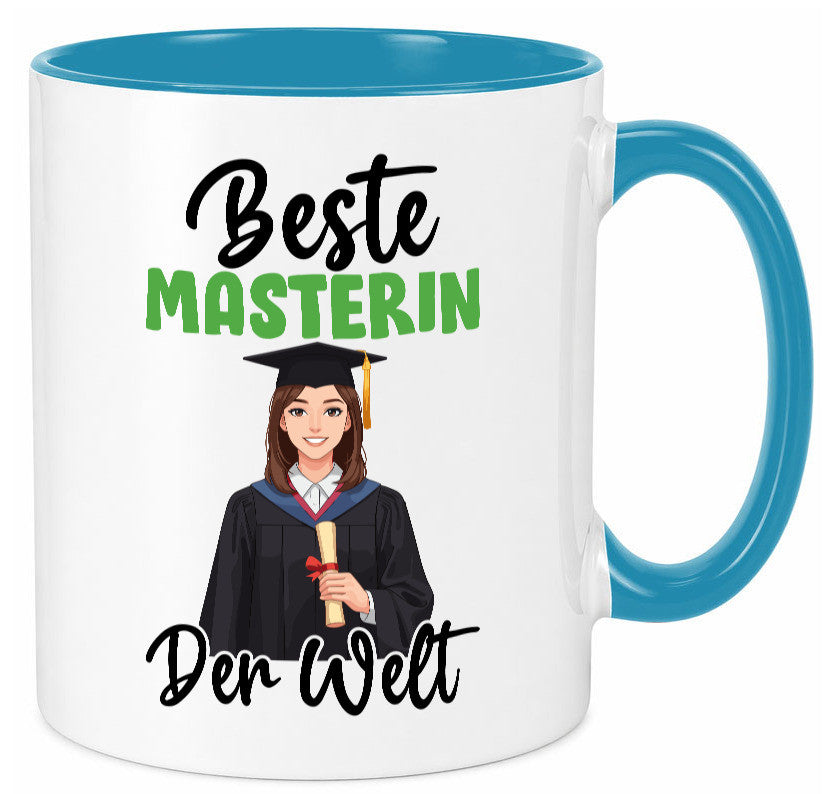 Beste Masterin | Student Uni Studium Humor Geschenkidee Tasse