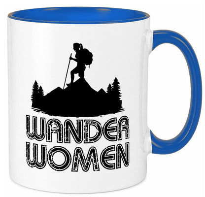 Wander Woman | Wandern Berge Geschenk Familie Geschenkidee lustiger Spruch Tasse