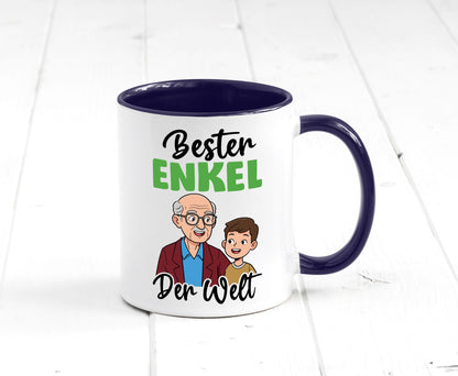Bester Enkel | Großmutter Großvater Oma Opa lustiger Spruch Geschenk Familie