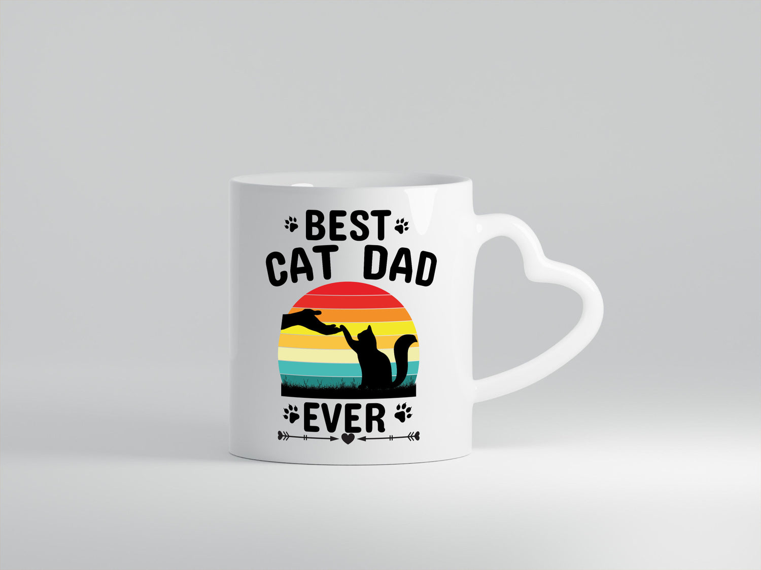 Best Cat Dad Ever lustiger Spruch Geschenk Humor Geschenkidee Tasse