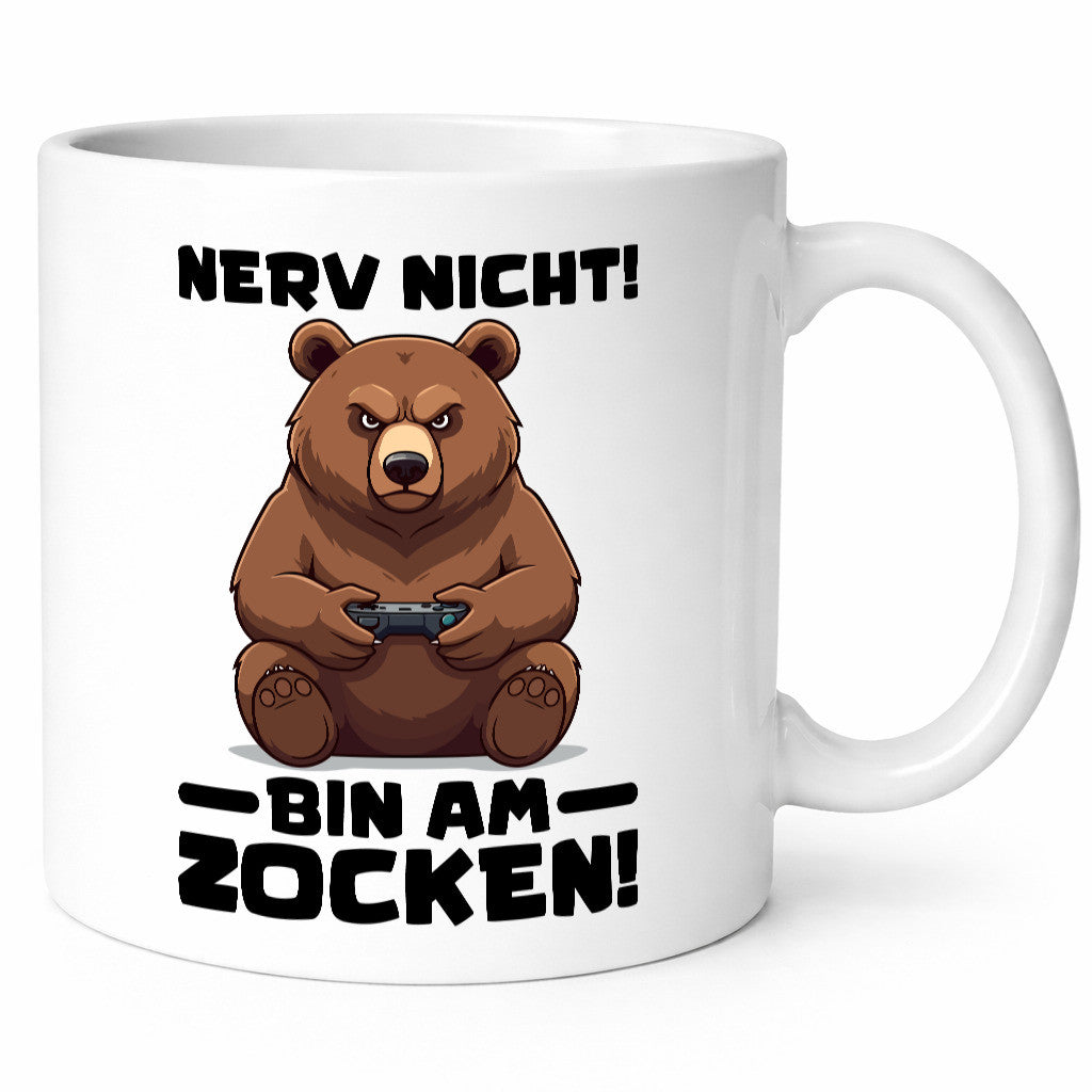 Nerv nicht bin am Zocken | Bär Gamer Zocker lustiger Spruch Geschenk Humor