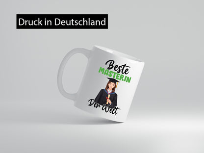 Beste Masterin | Student Uni Studium Humor Geschenkidee Tasse