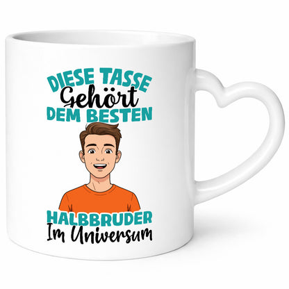 Im Universum: Halb Bruder | Stiefvater Stiefmutter Geschenkidee Familie Humor