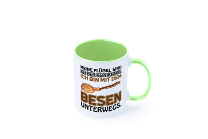 Flügel Reperatur lustig Humor Geschenkidee Geschenk Tasse
